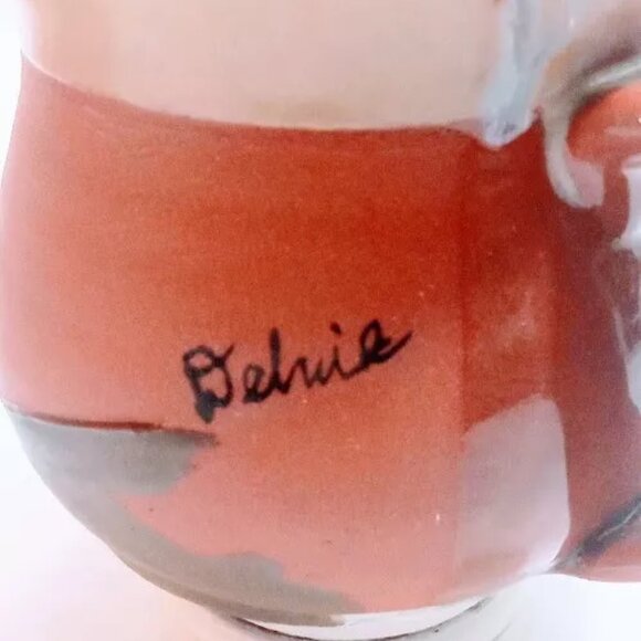 Handmade Artist Signed Studio Pottery 3.5" Mugs - Picture 12 of 16